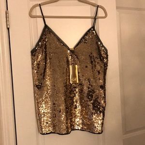 H & M Sequin top